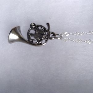 Tuba Charm with Necklace